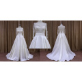 Wholesale Long Sleeve Stain Wedding Dress